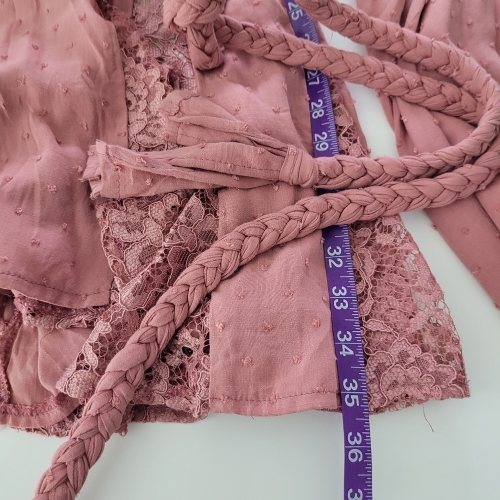 Blu pepper pink lace boho peasant dress - Picture 6 of 14
